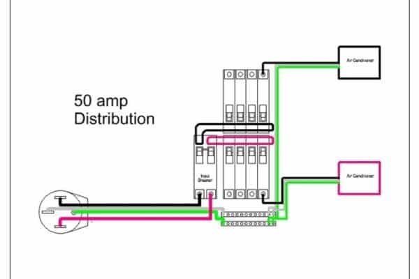 50 Amp Rv Distribution Panel Wiring Diagram