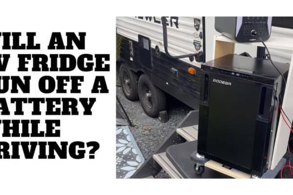 Can You Run Rv Fridge on Propane While Driving