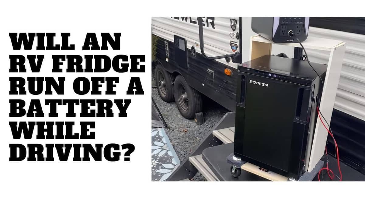 Can You Run Rv Fridge on Propane While Driving