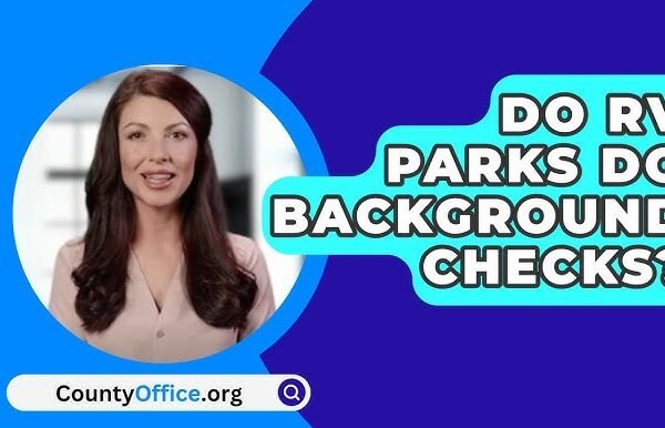 Do Rv Parks Do Background Checks