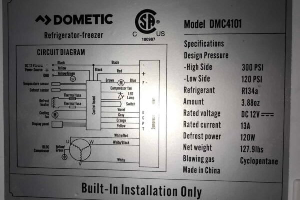 How Many Watts Does a Dometic Rv Fridge Use