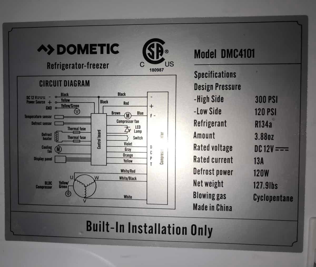 How Many Watts Does a Dometic Rv Fridge Use