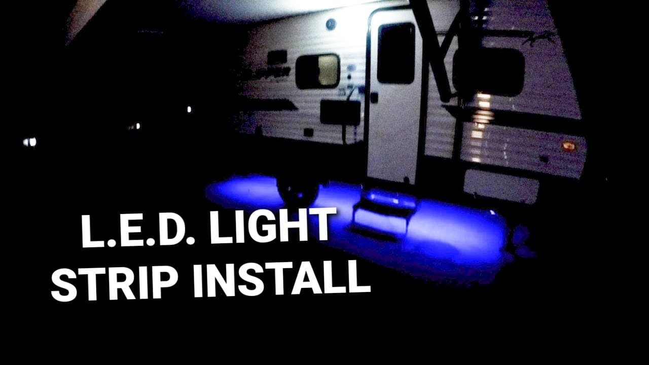 Lights under Rv to Keep Mice Away