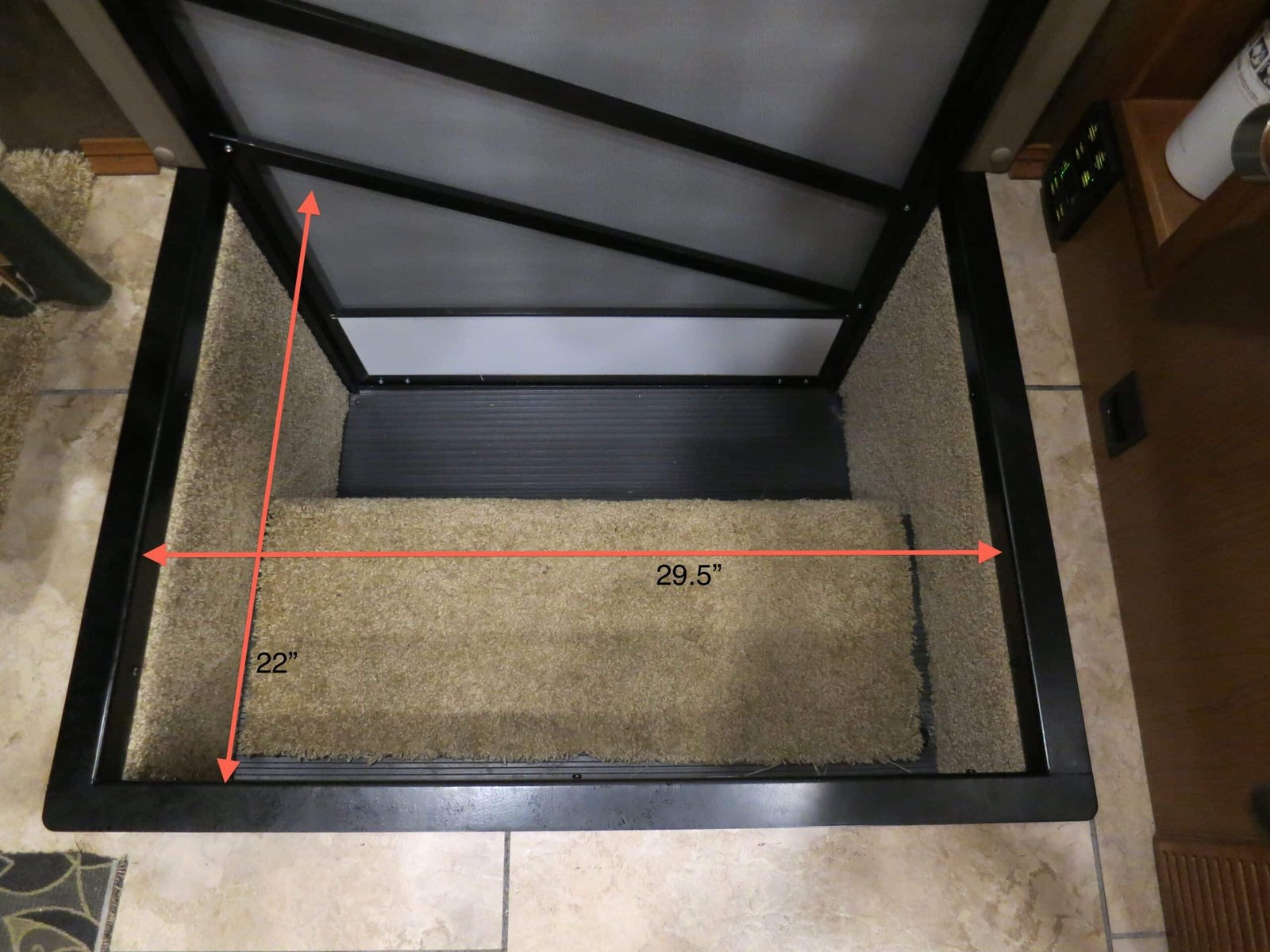 Stairwell Rv Interior Step Well Covers