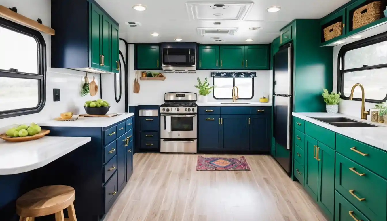 rv cabinet paint ideas