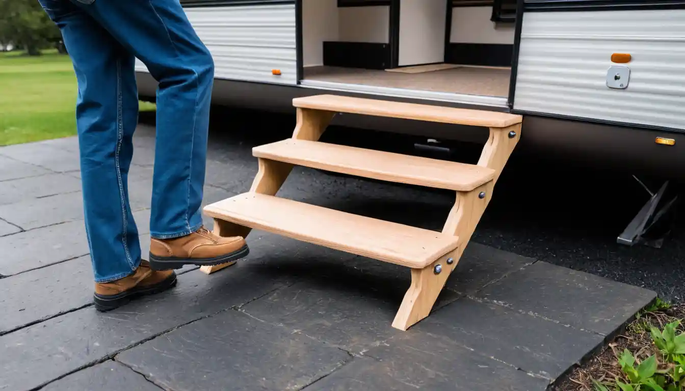 rv steps for elderly